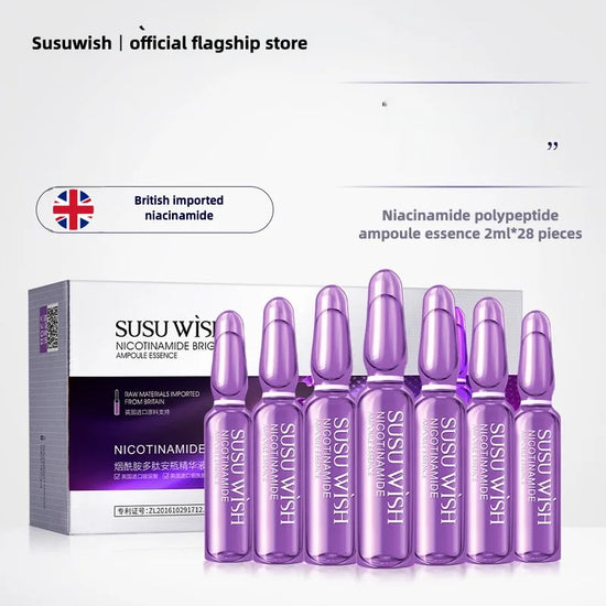 Niacinamide Peptide Ampoule Serum Anti-Aging Shrink Pores Firming Skin Deep Moisturizing Facial Skin Care Essence