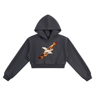Essential Cropped Hoodie