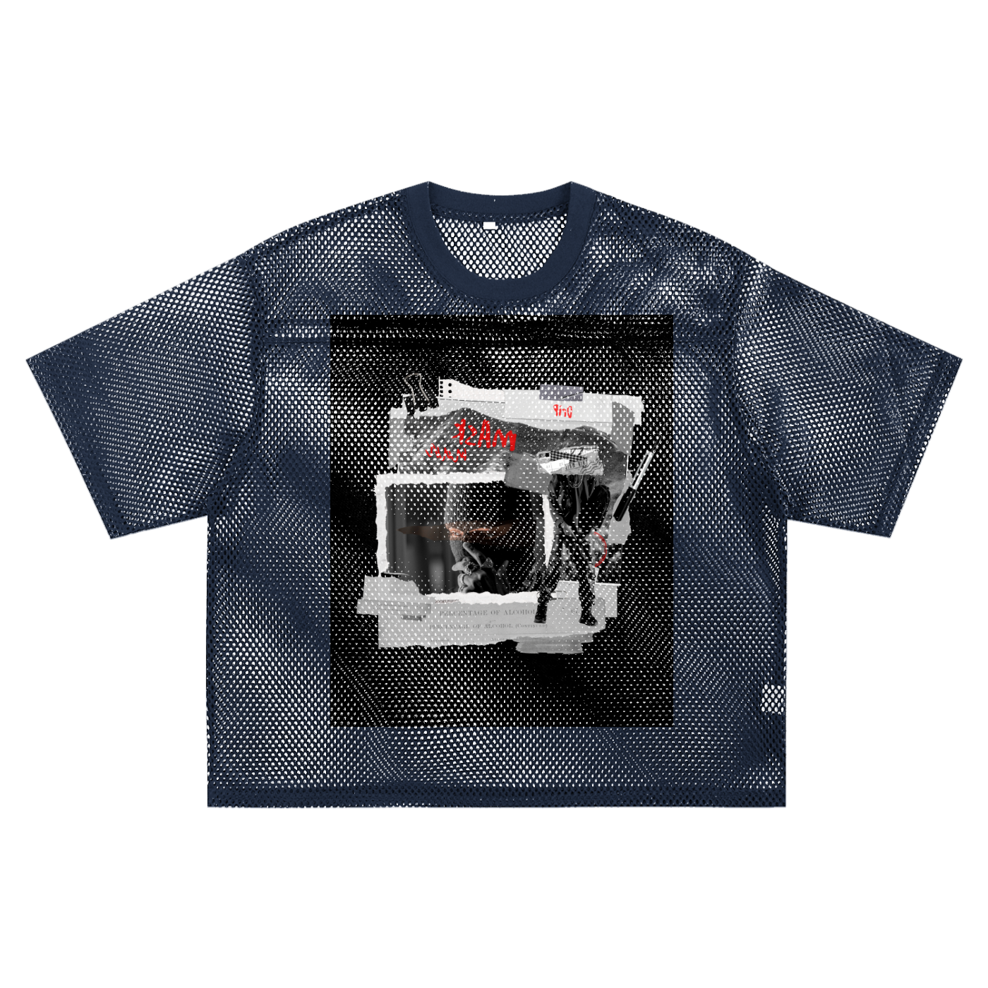 See-through Boxy Net T-Shirt