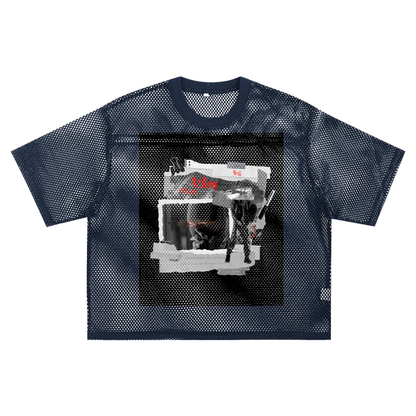 See-through Boxy Net T-Shirt