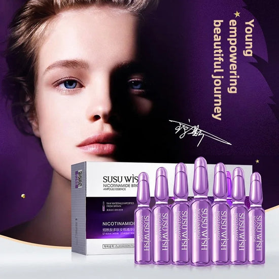 Niacinamide Peptide Ampoule Serum  Anti-Aging Shrink Pores Firming Skin Deep Moisturizing  Facial Skin Care Essence