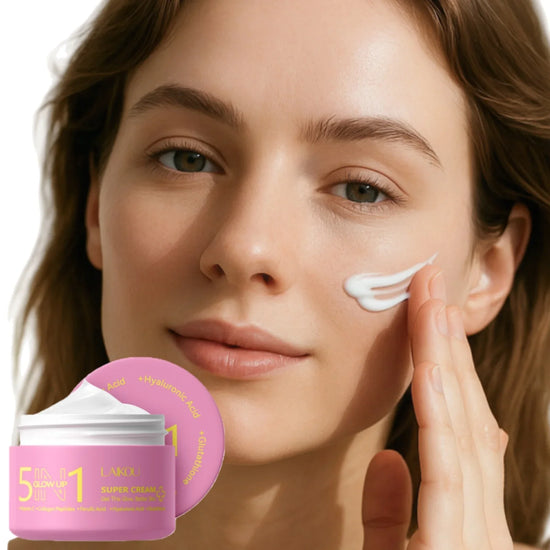 Face Moisturizer 30g Hydrating Cream Deep Repair Evens Skin Tone Reduces Dark Spots 5In1 Glow Skincare