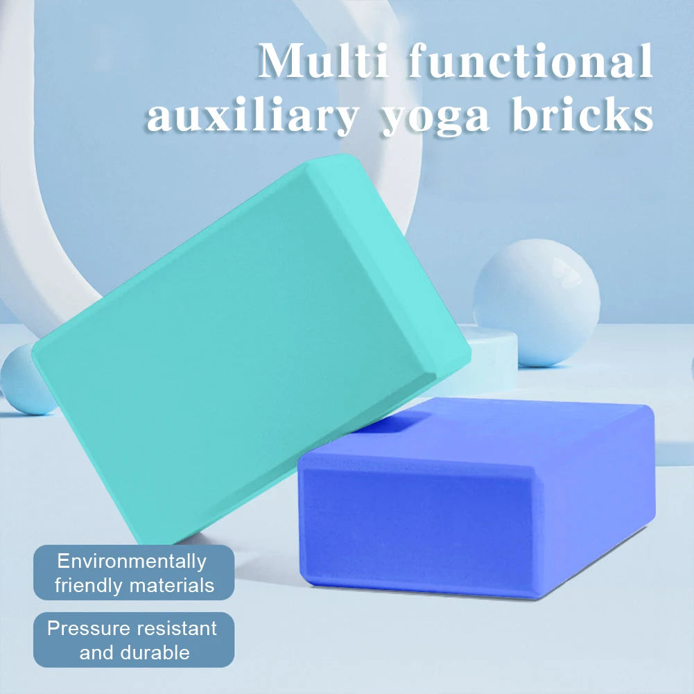 EVA Yoga Block Waterproof Yoga Building Blocks Moisture-Proof High Density Yoga Blocks Body Shaping Yoga Blocks for Meditation