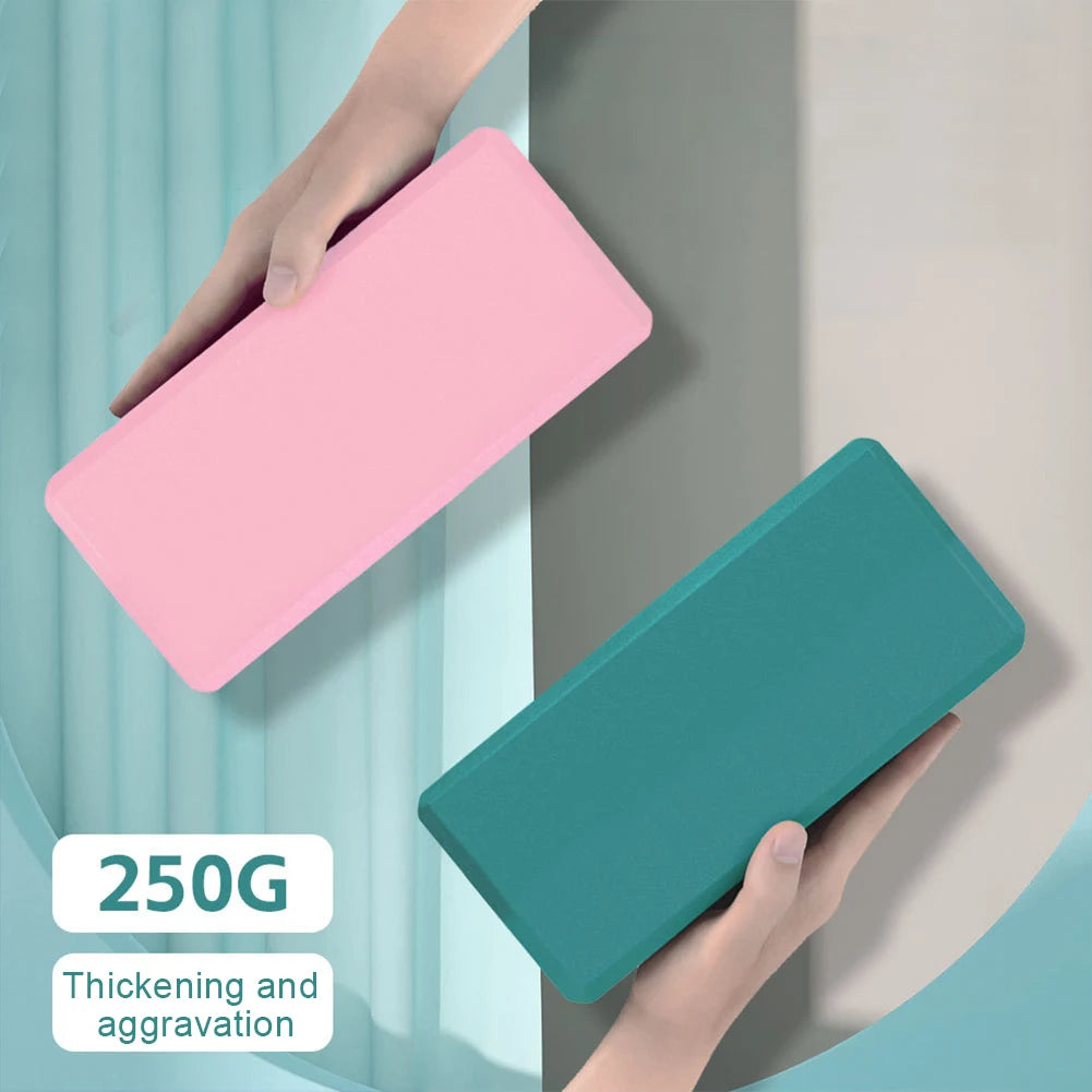 EVA Yoga Block Waterproof Yoga Building Blocks Moisture-Proof High Density Yoga Blocks Body Shaping Yoga Blocks for Meditation