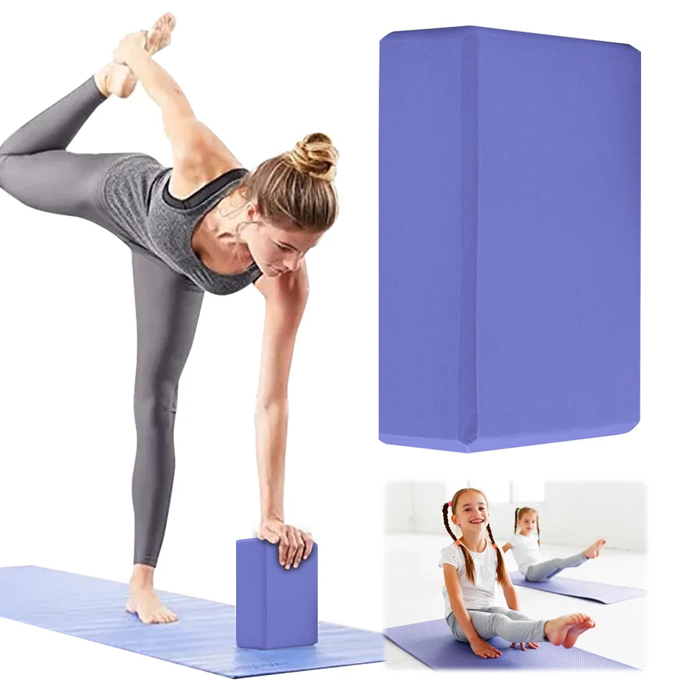 EVA Yoga Block Waterproof Yoga Building Blocks Moisture-Proof High Density Yoga Blocks Body Shaping Yoga Blocks for Meditation