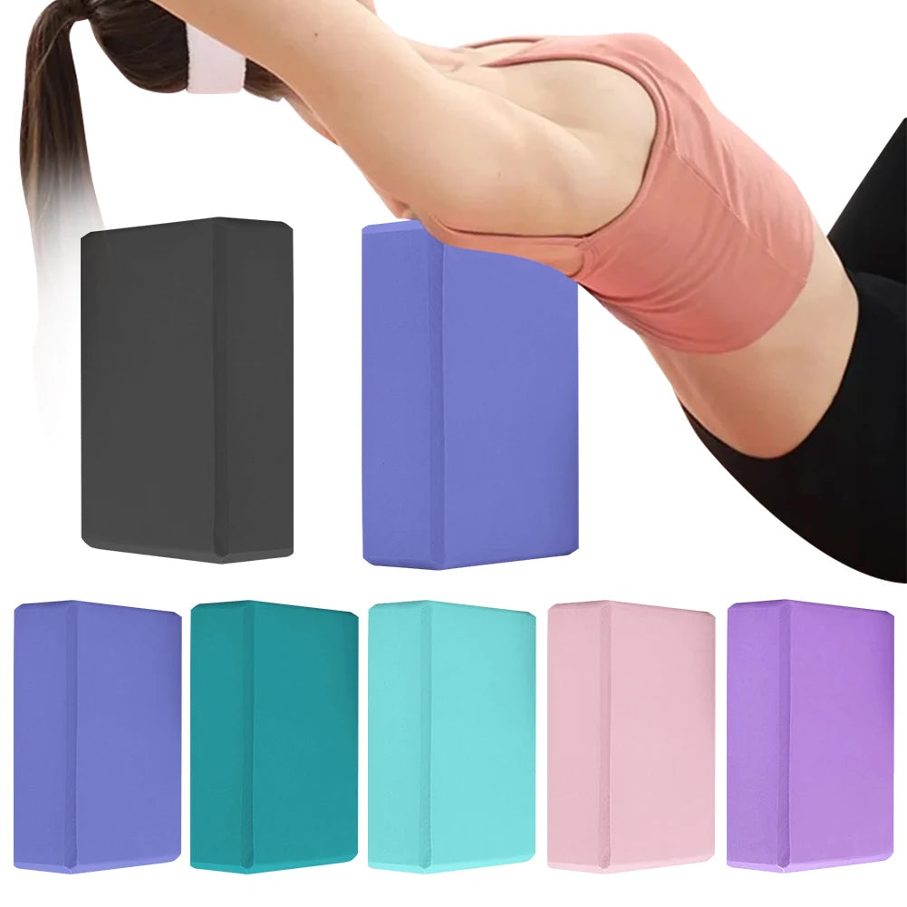 EVA Yoga Block Waterproof Yoga Building Blocks Moisture-Proof High Density Yoga Blocks Body Shaping Yoga Blocks for Meditation