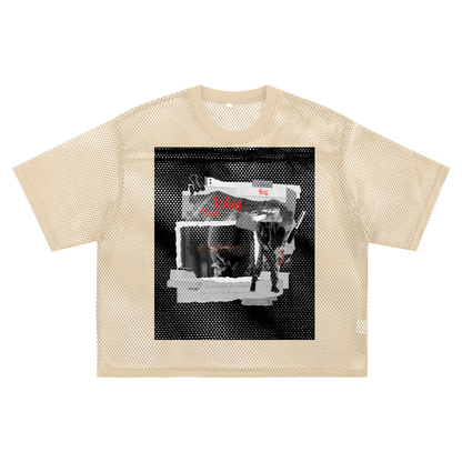 See-through Boxy Net T-Shirt