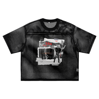 See-through Boxy Net T-Shirt